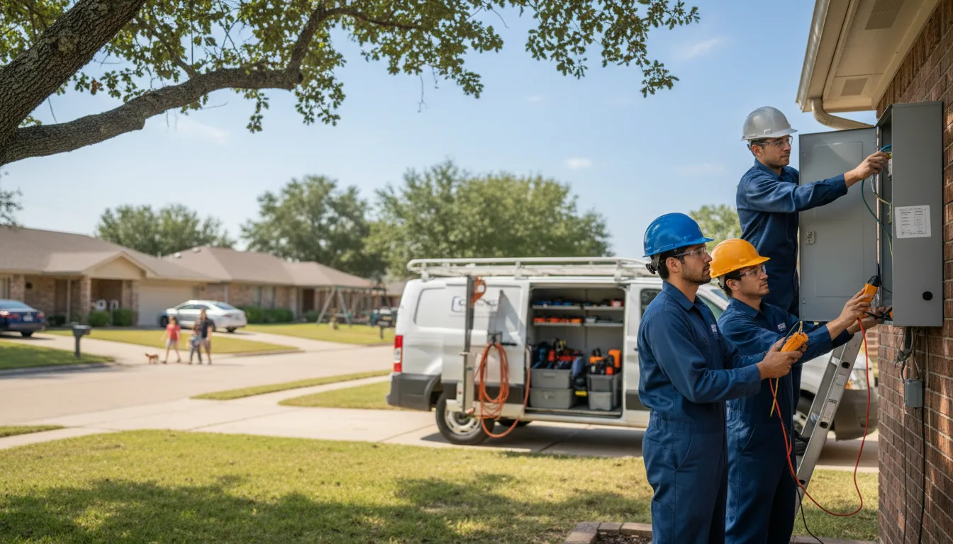 Certified electrician providing emergency electrical services in Metter, GA